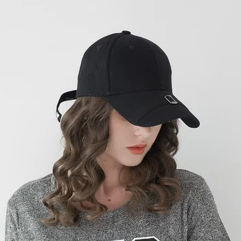 Spring and Autumn Strip Cotton Baseball Cap with Embroidered letter strap Pre-curved visor Peaked Hip Hop Hat for Women Black
Spring and Autumn Strip Cotton Baseball Cap with Embroidered letter strap Pre-curved visor Peaked Hip Hop Hat for Women Black