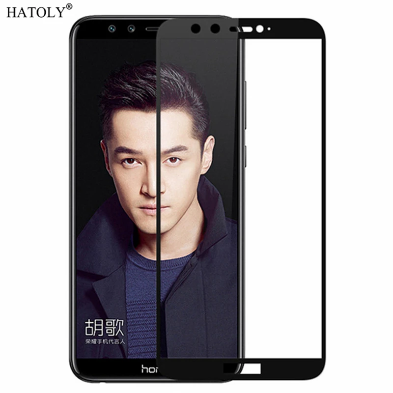 Закаленное стекло 2 шт. для Huawei Honor 9 Lite защита экрана полное покрытие 3D пленка с