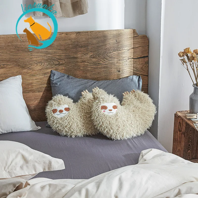 New Kawaii Sloth Plush Pillow Soft Real Life Sloth Plush Toy Baby