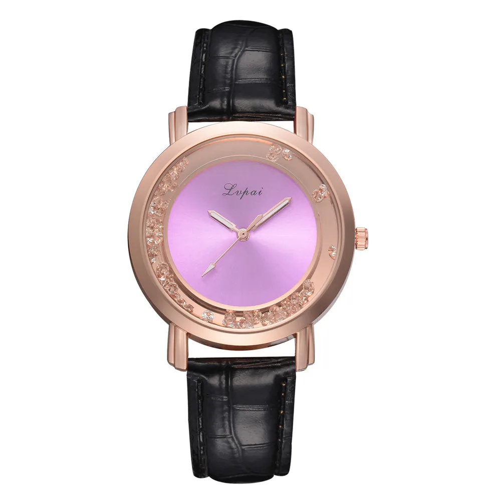 P669 LVPAI Purple Mirror Fashion Casual Quartz Leather Band Analog Wrist Watch P669 LVPAI Purple Mirror Fashion Casual Quartz Leather Band Analog Wrist Watch