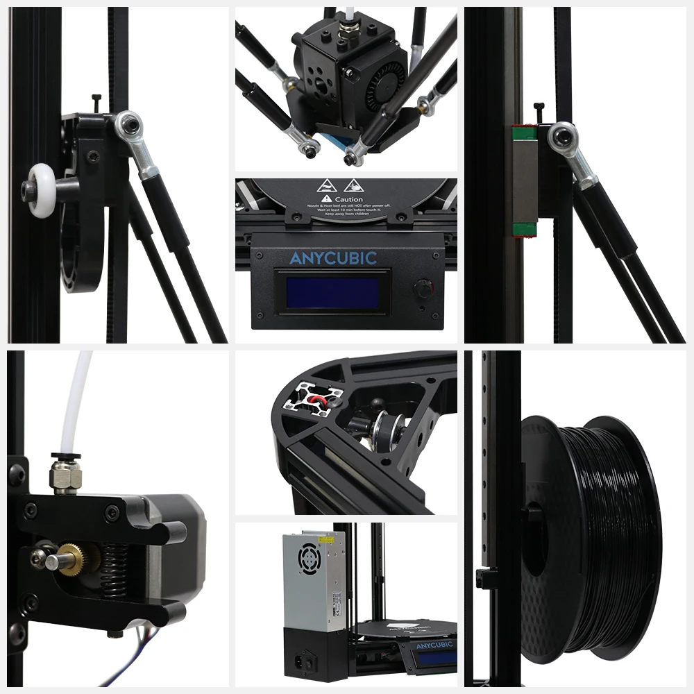 3D принтер Anycubic Kossel направляющая модуля автоматического выравнивания платформа