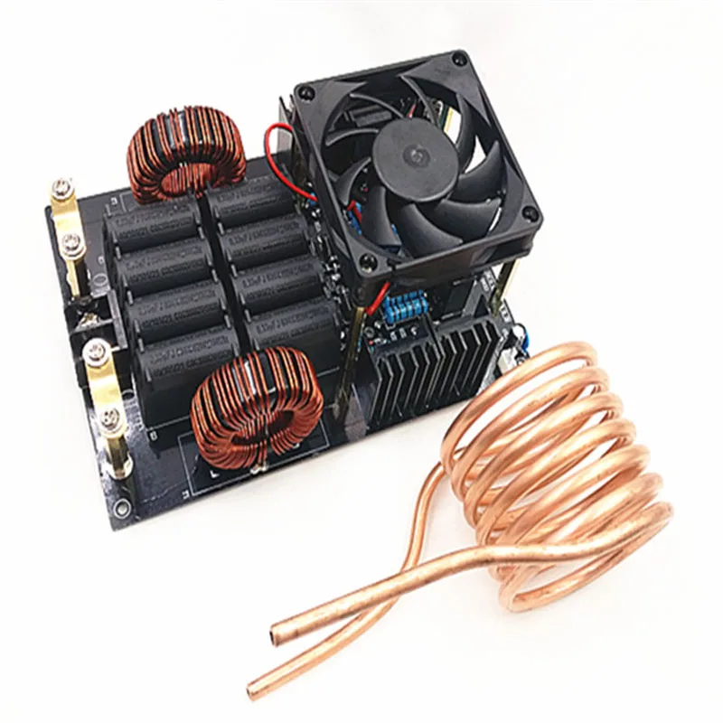 

1000W 50A ZVS high frequency Induction Heating Board Module Heater DC12-40V with coil