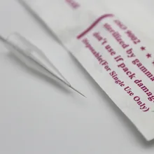 50 шт./лот индивидуально упакованные гигантские солнечные наконечники татуировки Одноразовые Перманентный макияж иглы колпачки для солнечного света бровей татуировки машины