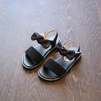 

2017 Summer New Korean Girls Sandals Princess Shoes Leopard Baby Shoes Children's Beach Shoes Girls Shoes KS417