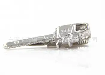 

10pcs/lot Creative Silver Electric Saw Tie Clips Sawing Machine Tie Clip Suit Clasp Clip Tie Bar Pins Men's Jewelry Gift