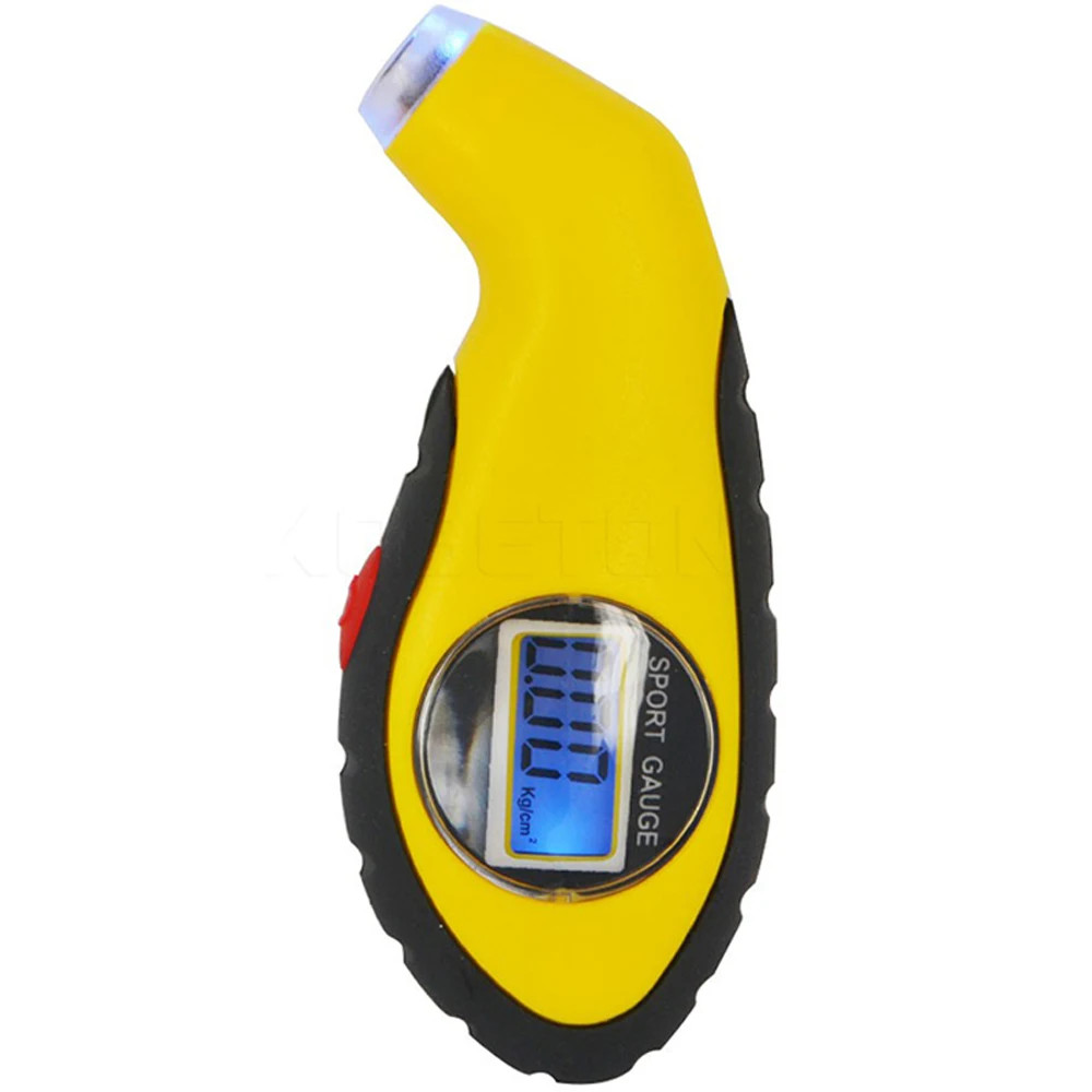 

Automobile Liquid Crystal Digital Display Tire Pressure Meter LED Lamp Tire Pressure Meter Electronic Digital Barometer Tire Pre