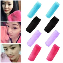 Многоразовые микрофибровые очищающие полотенца для лица, ткань для снятия макияжа, очищающие косметические средства для умывания