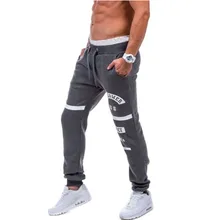 Мужские Новые повседневные брюки с буквенным принтом