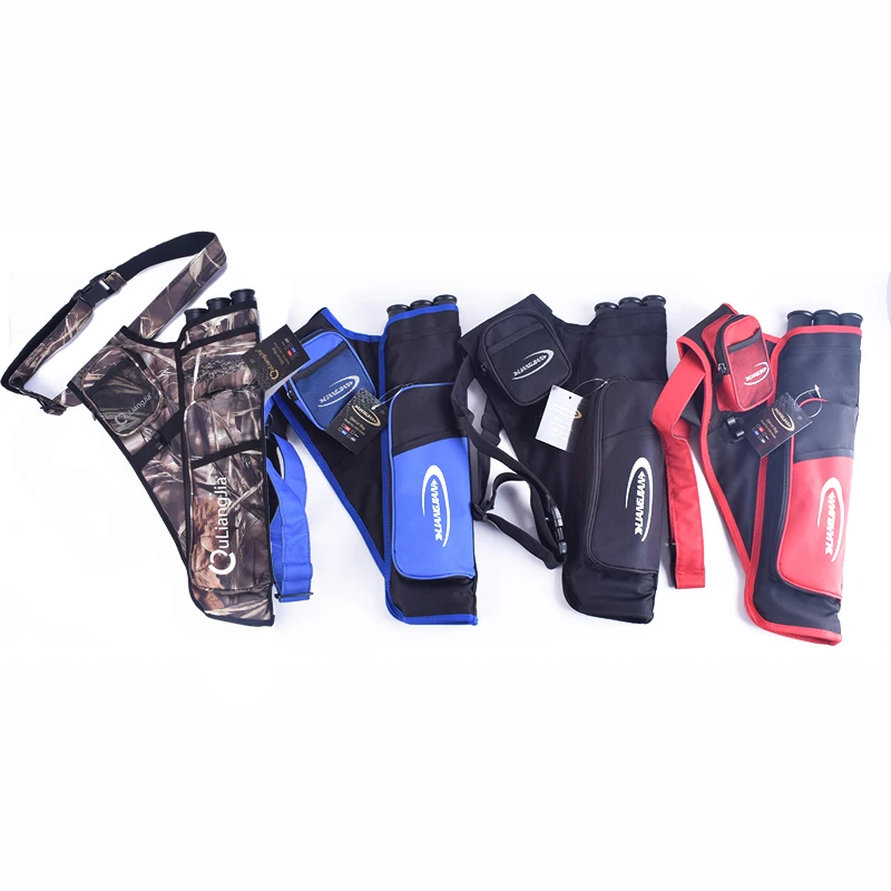 New Waist Hanged Arrow Bag Archery Bow Arrow Carry Bag with Pockets