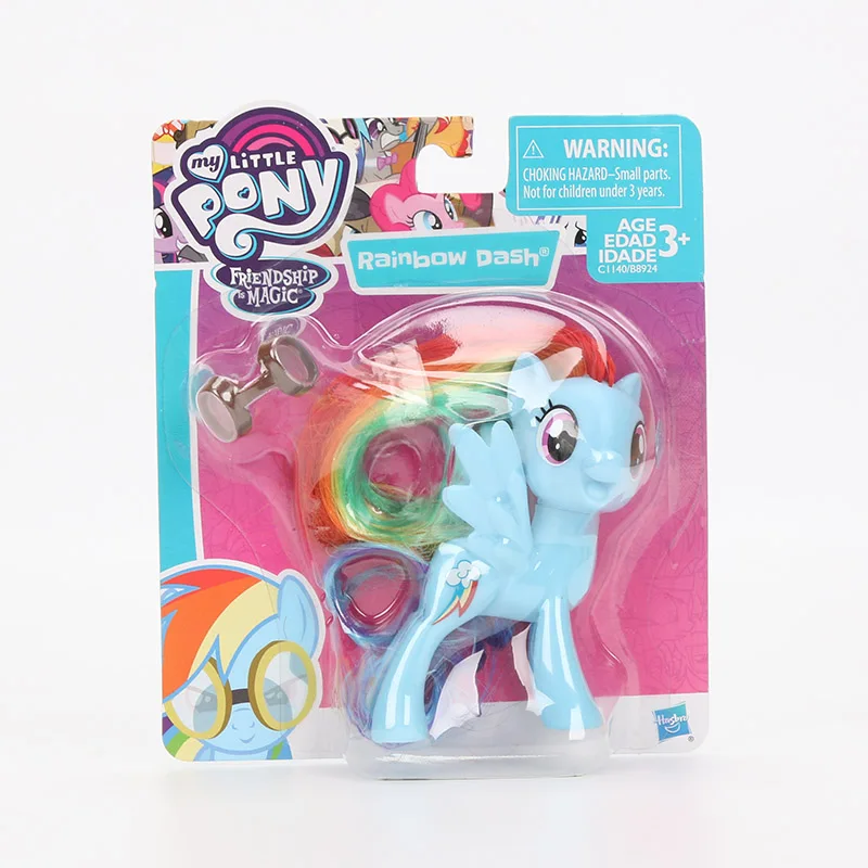 2 шт./компл. игрушки My Little Pony 8 см 28 Equestria для девочек Apple Jack Rarity ПВХ фигурка пони