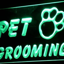 I276 открытый PET магазин товаров для груминга собака кошка светодиодный неоновый свет вывеска Вкл/Выкл Переключатель 20+ цвета 5 размеров
