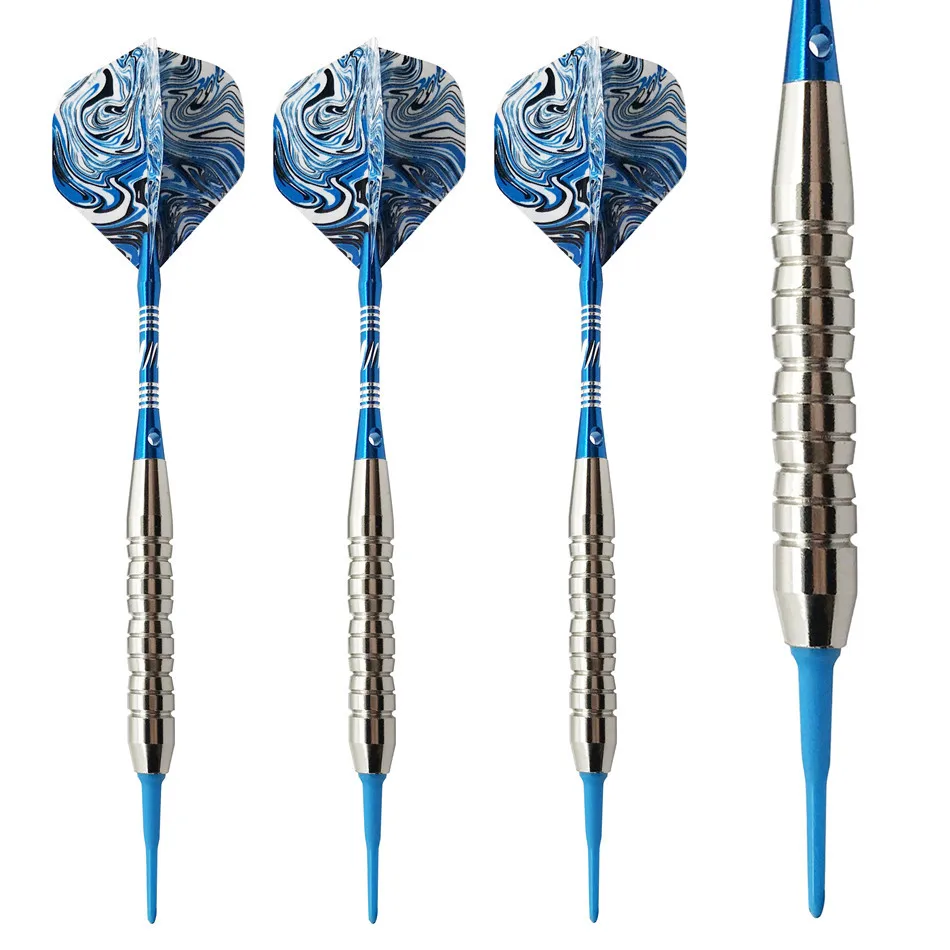 3pcs /set Soft Tip Darts 21g Iron Barrel Professional Darts Indoor