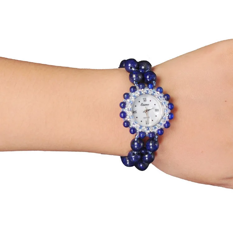 Прямая MS Hot style Spot часы со стразами подлинный Браслет Lapis