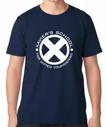 X-men Марвел из мстителей комиксов Подарочная футболка Летняя футболка с короткими рукавами модная мужская футболка Летняя хлопковая