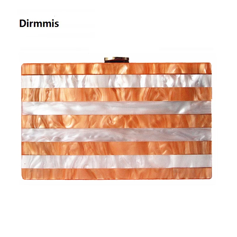 

New 2018 Women messenger bag European luxury fashion handmade Candy Color Striped evening bag prom high-grade bride party Clutch