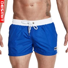 DESMIIT летние мужские бордшорты быстросохнущая мужские шорты для плавания Surf купальный костюм пляжные шорты Горячая Мужской спортивная гимнастика Короткие