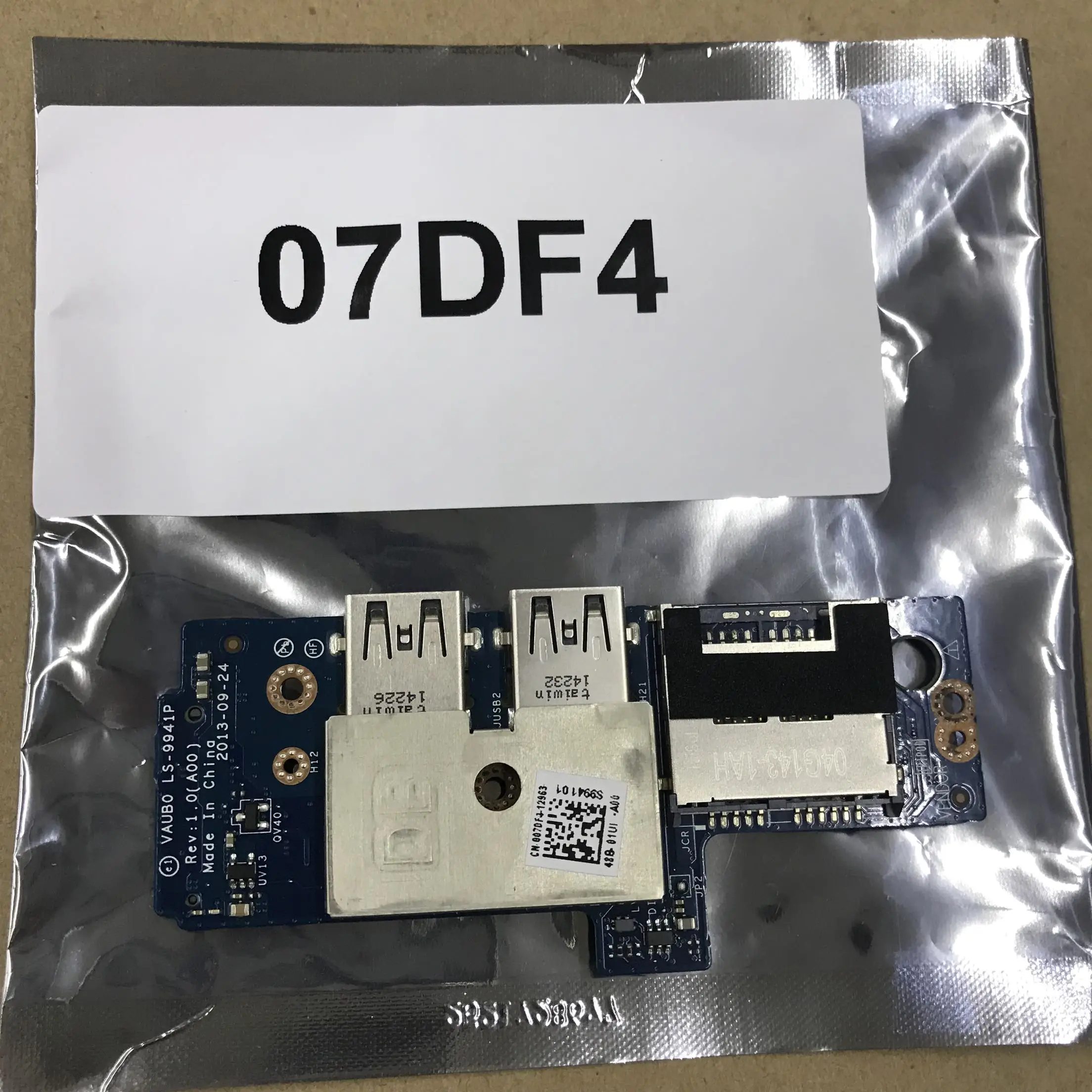 Кард ридер Dell Precision M3800 / XPS 15 (9530) USB/SD IO монтажная плата 07DF4 007DF4 LS 9941P|Компьютерные