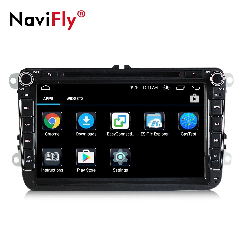 Excellent Android 9.0 quad core 1024*600 car dvd player for skoda VWPOLO GOLF 5 6 PASSAT CC TIGUAN TOURAN Fabia Caddy free shipping 2