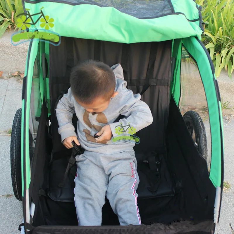 2 Kids/child Bicycle Tow Behind Trailer, Baby Stroller Bike Tricycle Of Double Seat, Aluminum Alloy Frame And Air Wheel 2 Kids/child Bicycle Tow Behind Trailer, Baby Stroller Bike Tricycle Of Double Seat, Aluminum Alloy Frame And Air Wheel