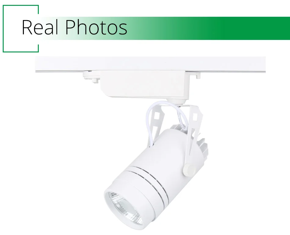 LED Track Light Modern Tracking Lighting For Clothing Shop Exhibition 15W COB Rail Ceiling Spotlights Lamp Store Rail Lights 6