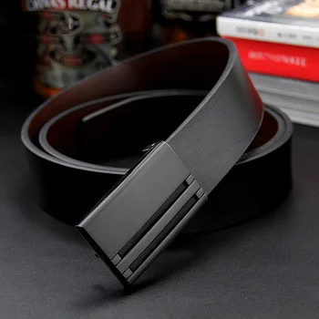 

2020 men's genuine leather belt men cowskin belt Groom formal suit trousers belt double metal buckle starp gift for men belts