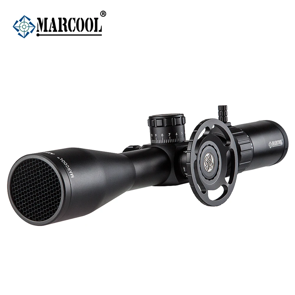 MARCOOL ALT 4.5-18X44 SFL Riflescope MAR-026 Reticle Optic Sight Free With 44MM Killflash Big side Wheel Sunshade and ring mount MARCOOL ALT 4.5-18X44 SFL Riflescope MAR-026 Reticle Optic Sight Free With 44MM Killflash Big side Wheel Sunshade and ring mount