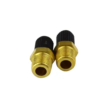 

2PCS/SET Professional Double Head 1/8" NPT MPT Brass Air Compressor Tank Fill Valve Schrader Car Accessories