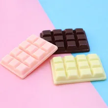 Breloques en argile à modeler, 100 pièces, chocolat, Slime, Kit de bricolage, accessoires, jouet pour enfants, remplissage de fournitures