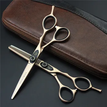 

New Arrival Letters Titanium 6.0 inch High Quality Hairdresser Shear Japan 440c Hair Salon Product Hot Sale Hair Scissors