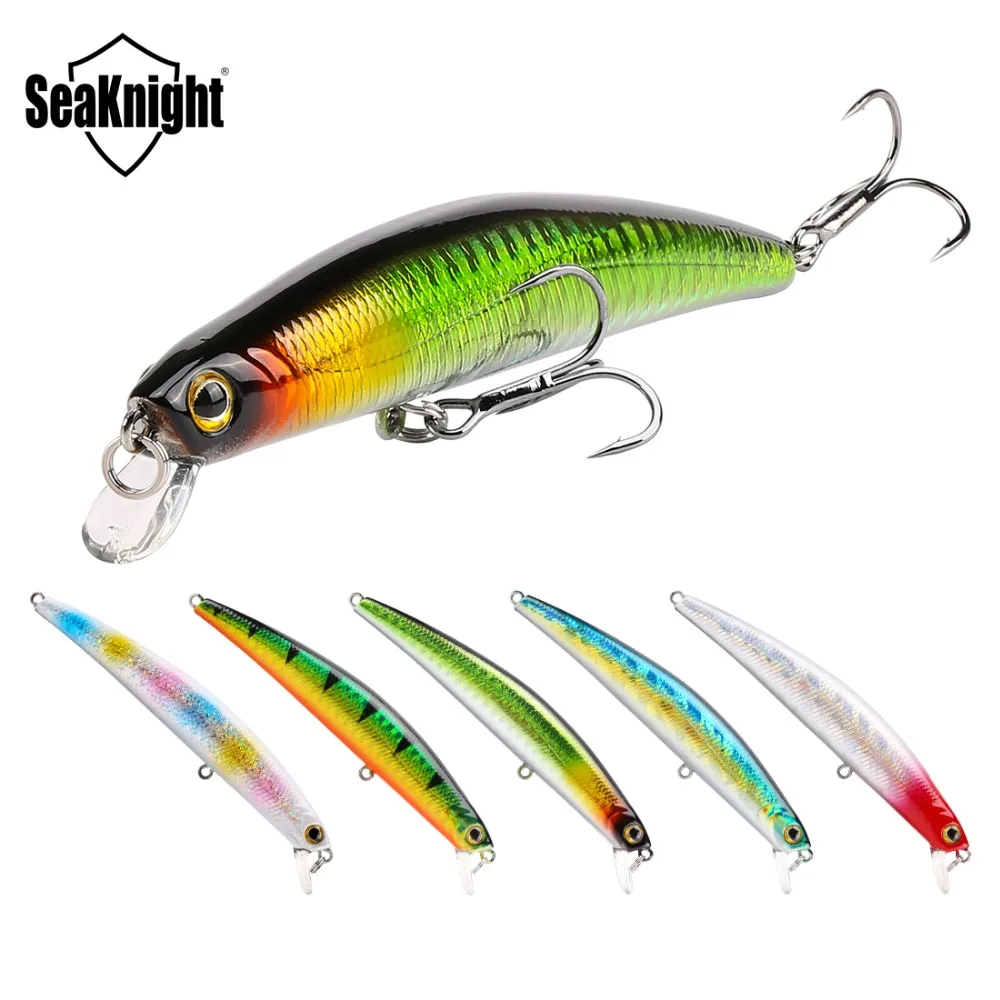 

SeaKnight SK025 Minnow 100mm 11g Fishing Lure 0-0.5M Depth Floating Artificial Hard Baits with 3D Eyes