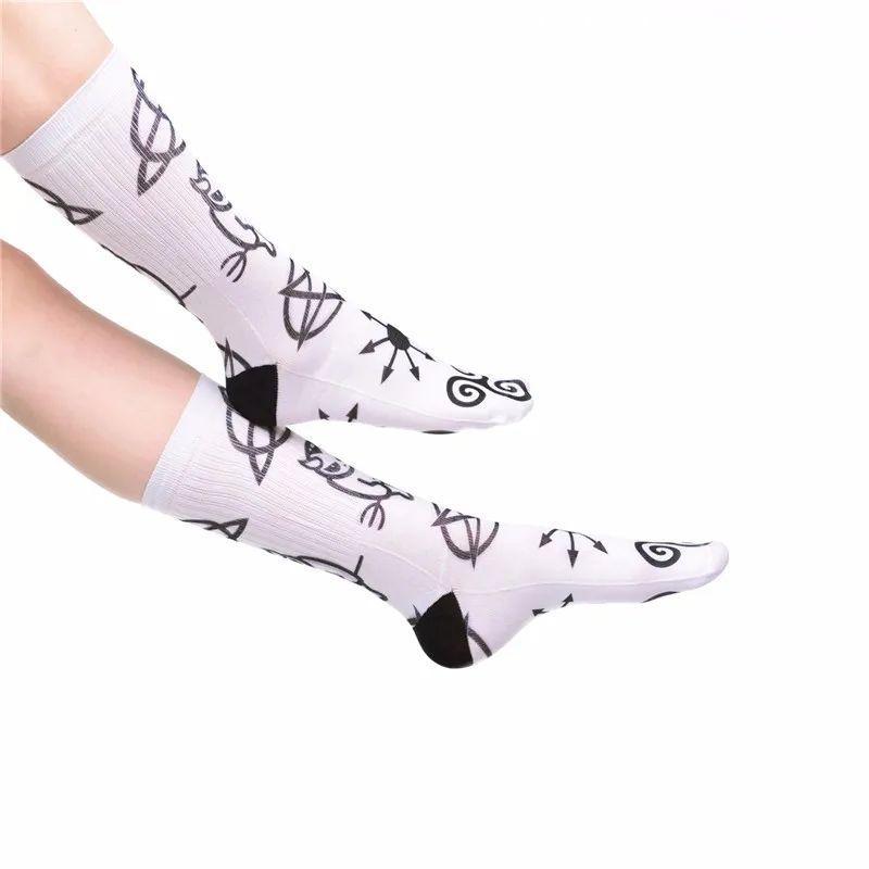 Бегущий цыпленок милый мопс рок 3d цифровой печати модные забавные носки фитнес Harajuku новые чулки