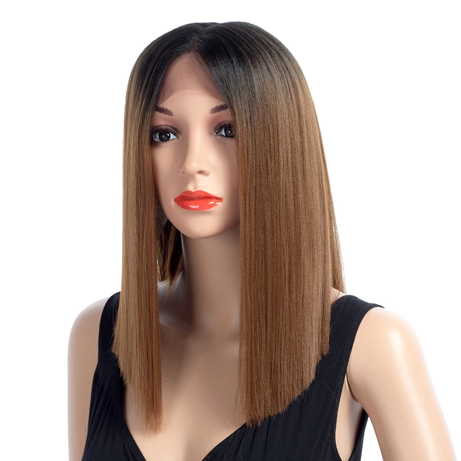 

Aigemei Lace Front Wigs Hair Long Straight 8 Colors Heat Resistant Synthetic Lace Front Wigs For Girls And Women