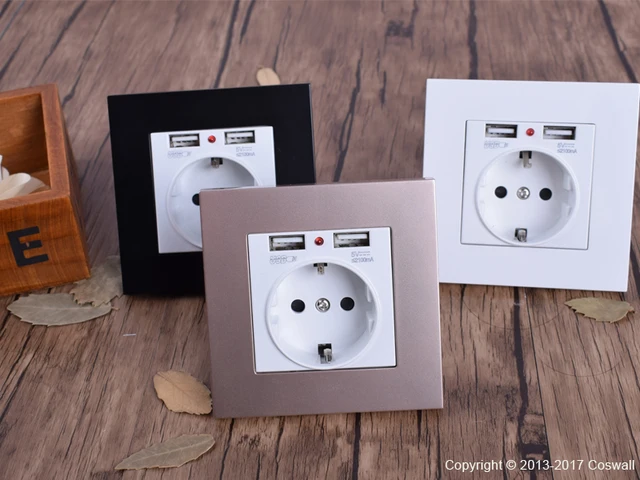 Coswall podwójny port ładowania usb 5V 2 1A wskaźnik LED 16A francuski ścienne gniazdo zasilające panel ze stali nierdzewnej szary czarny biały złoty tanie i dobre opinie Plac Standardowy uziemienie Brak Stojący Styl Z Portami USB CS-X2-FR-2U-B W G GR 86mm*86mm Domy ogólnego przeznaczenia Coswall podwójny port ładowania usb 5V 2 1A wskaźnik LED 16A francuski ścienne gniazdo zasilające panel ze stali nierdzewnej szary czarny biały złoty tanie i dobre opinie Plac Standardowy uziemienie Brak Stojący Styl Z Portami USB CS-X2-FR-2U-B W G GR 86mm*86mm Domy ogólnego przeznaczenia