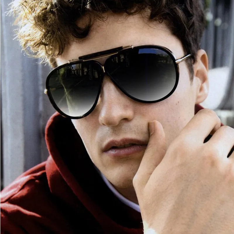 

Emosnia Pilot Sunglasses Outdoor Men's Retro Sunglasses 2018 Brand Designer Oculos Mirror Shades Sun Glasses Male Female UV400