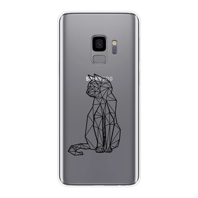 Чехол для телефона с изображением кота собаки лисы оленя Samsung Galaxy Note 4 5 8 9