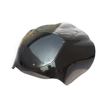 RUOCH Quarter Headlight Fairing Windshield Windscreen For Harley Davidson Sportster XL 1200 883 XL883N Dyna FXR 1986-2017 RUOCH Quarter Headlight Fairing Windshield Windscreen For Harley Davidson Sportster XL 1200 883 XL883N Dyna FXR 1986-2017
