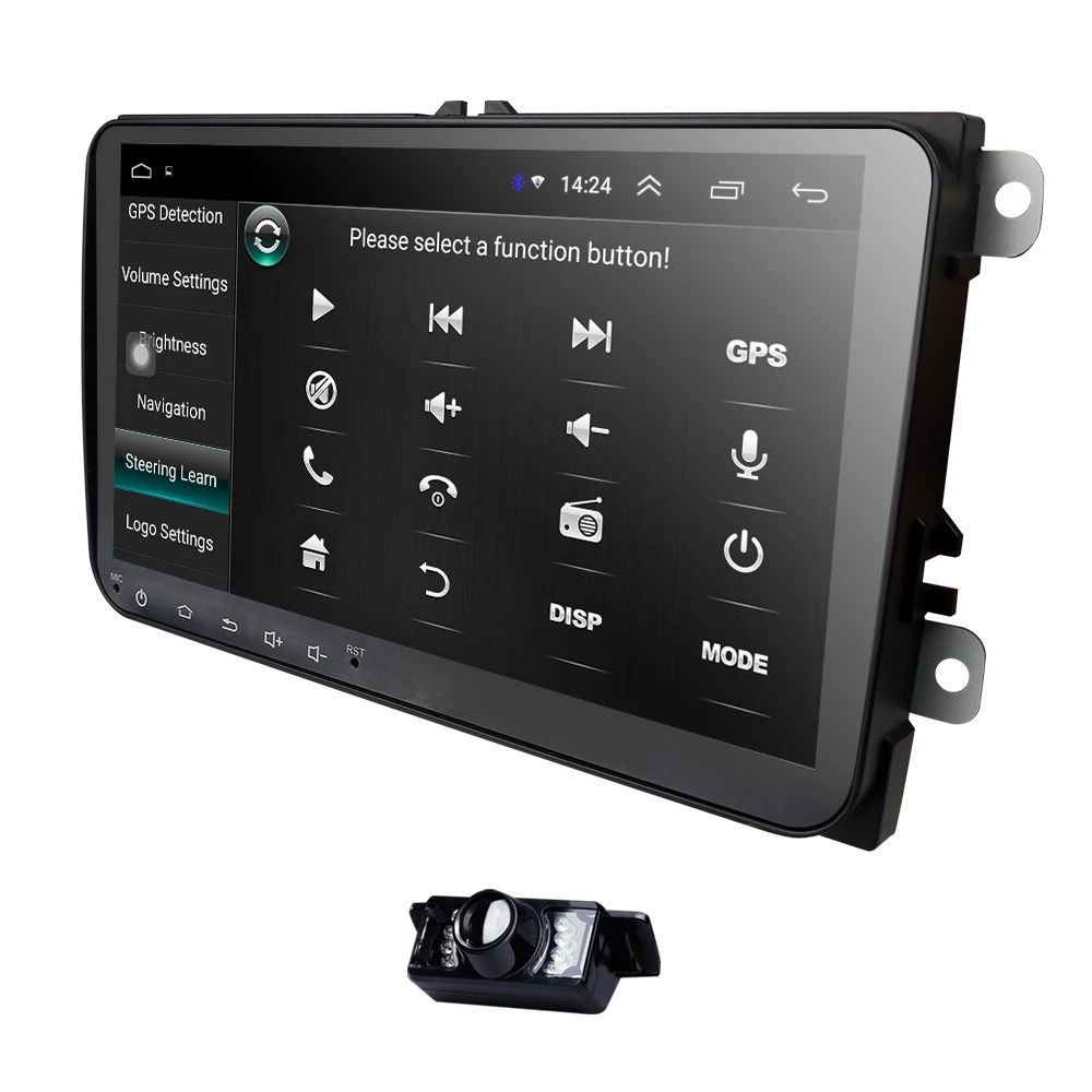 Excellent 9 Inch Android 8.1 Car DVD Player Stereo Radio for V W GOLF 5 Golf 6 Polo Passat CC J etta Tiguan Touran GPS Navigation 4