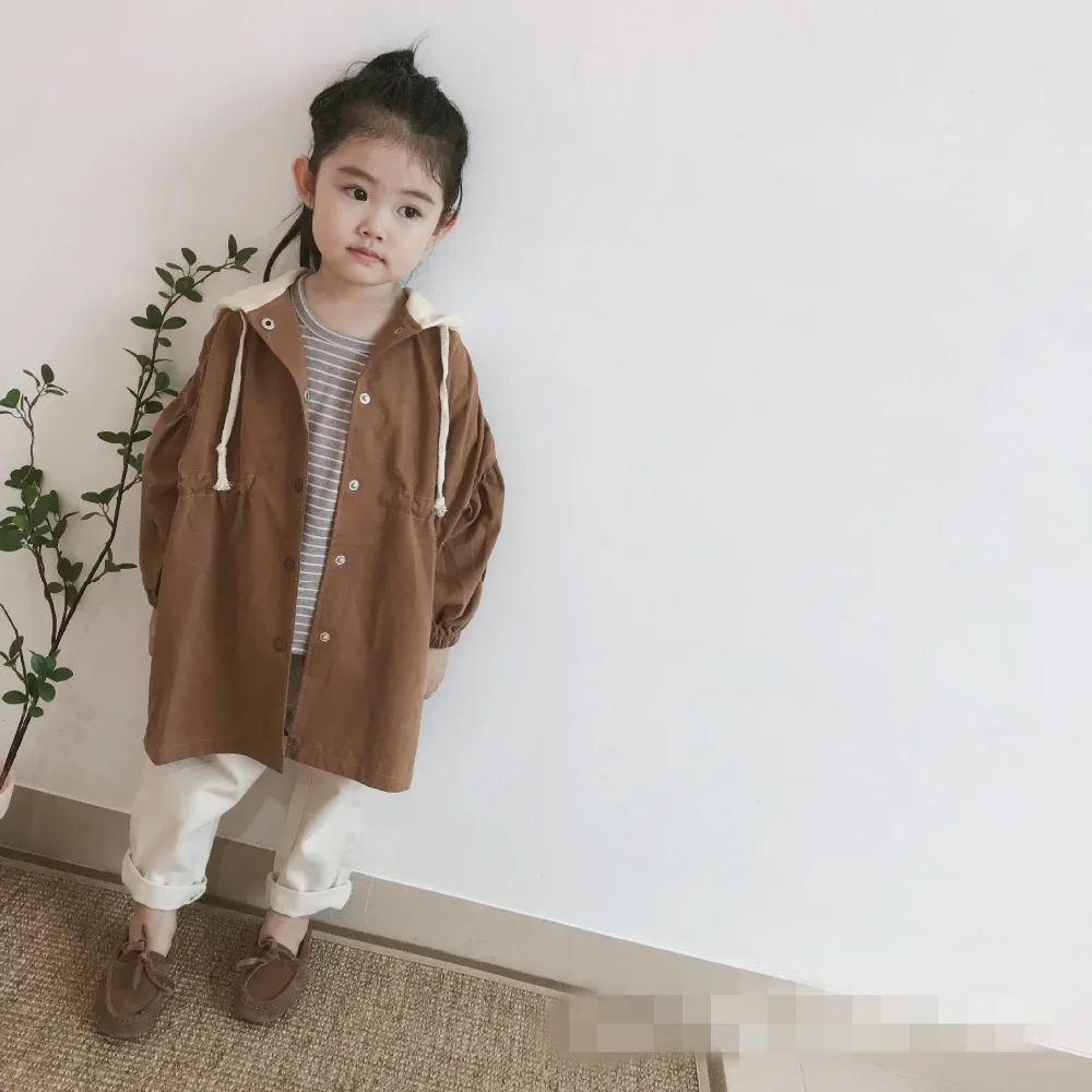 2018 baby hooded coat autumn fashion kids trendy jackets clothes 