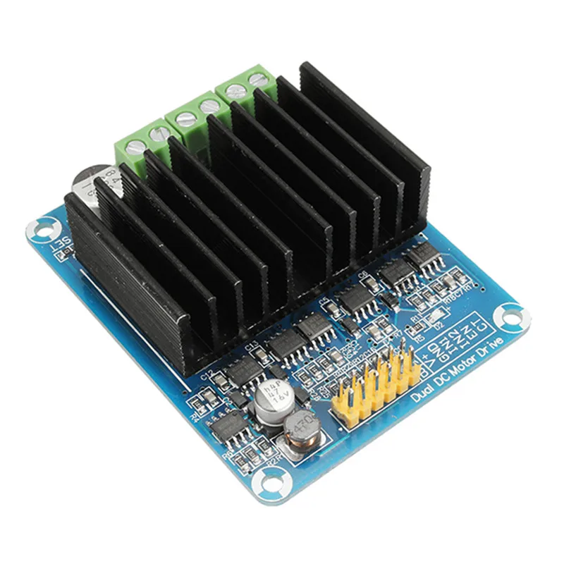 

Brand New 1pc 50A Dual-Channel H-bridge Motor Driver Module For-arduino Robot Chassis Servo