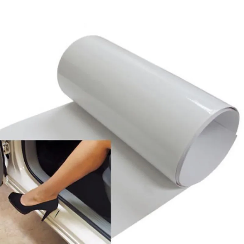 6 x 60(15cm1.5M) Universal Clear Door Sill or Door Edge Paint Protection Scratch Film Vinyl Sheet  Transparent Long lasting (6)