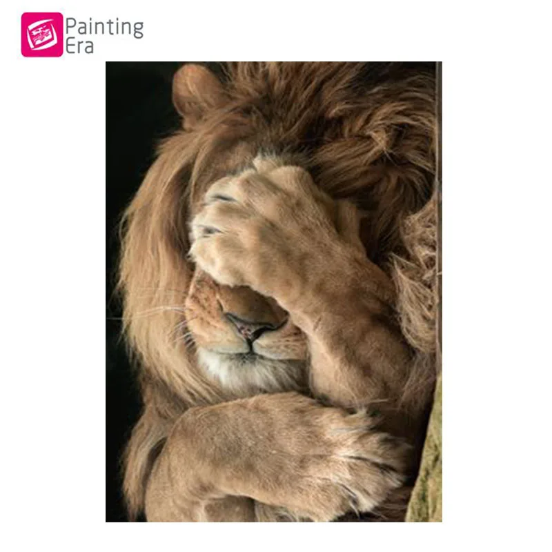 3D animal tiger Diamond Embroidery 5D DIY Painting Cross Stitch Picture Of ResiN Full Round Mosaic Home Decor|diamond painting|diamond