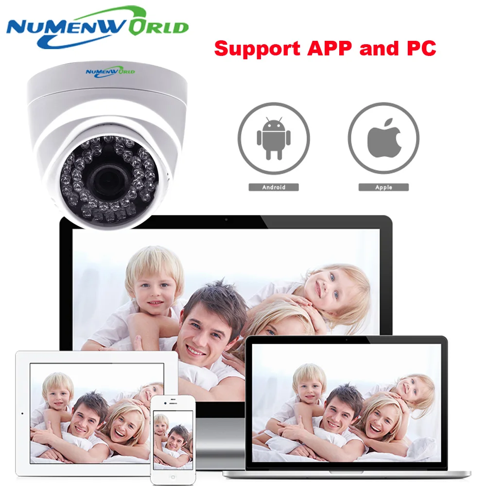 Хорошая H.265 2.0MP ИК Сетевая IP камера 1080P HD CCTV видеонаблюдения купольная камера безопасности IP камера ONVIF день/ночь домашние веб-камеры