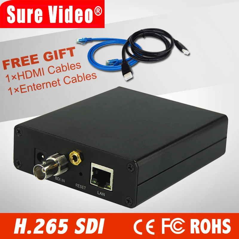 Новый надежный RTMP кодировщик качество Pro HD SDI WIFI H.265/HEVC H.264/AVC кодирование для IPTV