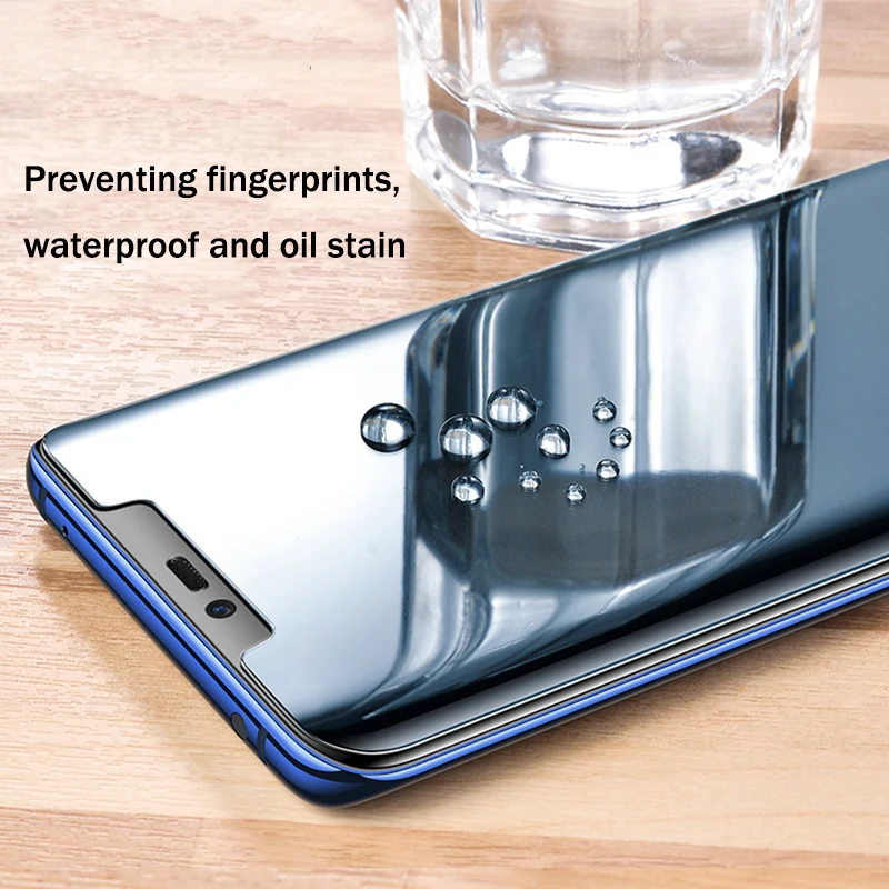 УФ полное клеевое закаленное стекло для huawei P30 lite P20 pro Защита экрана mate 20 Nano жидкое