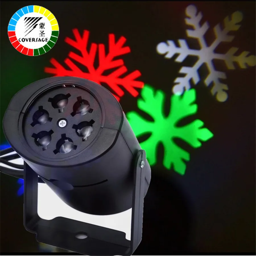 

Coversage Laser Christmas Snowflakes LED Stage 2 Pcs Outdoor Lights Holiday Snow Landscape Projector Lawn Garden Wall Decoration