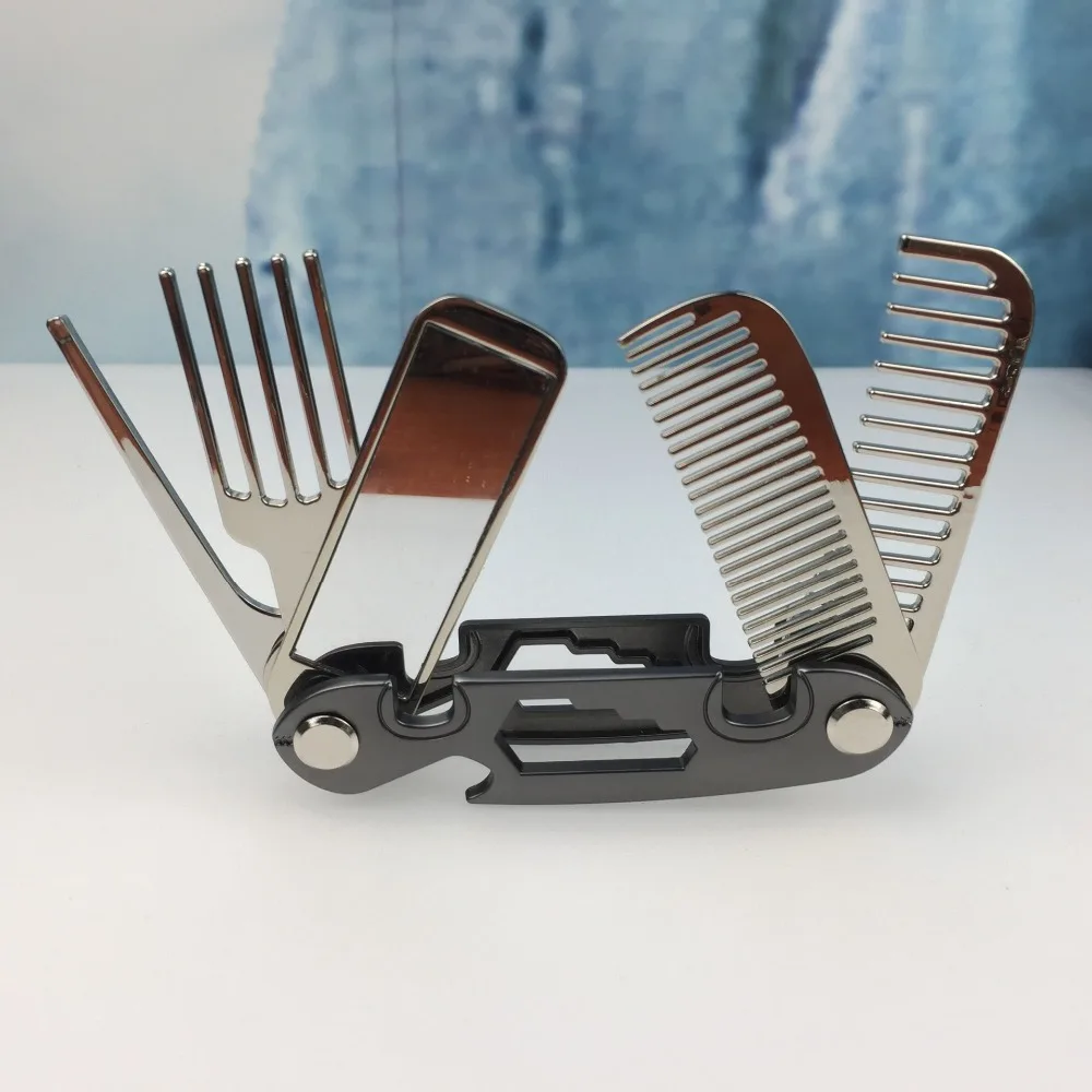 Buy NEW Wide Tooth Comb Beard Comb multi tool creative