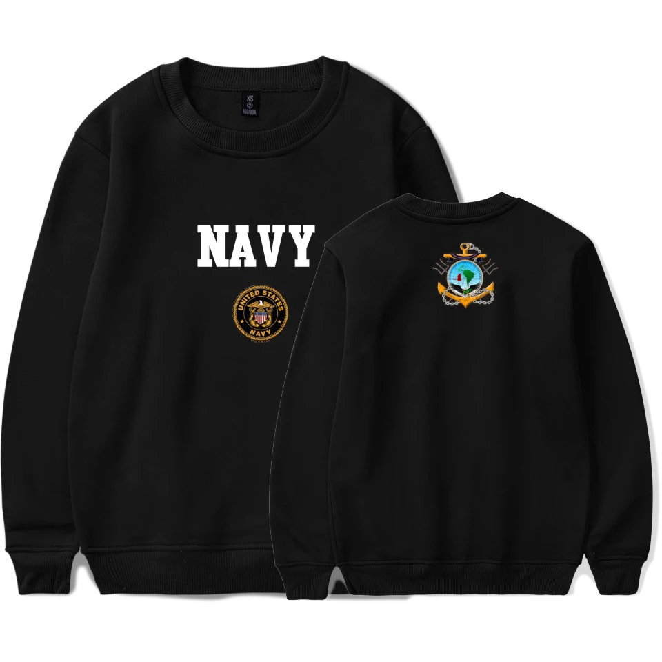 US United States Navy Hooded Sweatsuit Hoodie And Sweat Pants With Pockets 