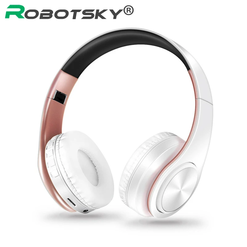 

Bluetooth Headphones Wireless Stereo Foldable Headset with Microphone Noise Cancelling Headphone Handfree for Phone Music