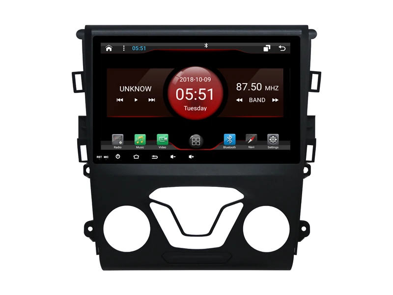 Best Elanmey android 8.1 car radio for Ford MONDEO Fusion 2013-2016 car accessories DSP device Gps Navi multimedia bluetooth headunit 2