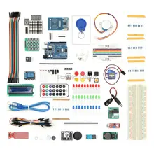 Бесплатная доставка 2017 RFID starter kit для UNO R3 обновленная версия Learning Suite комплект с сенсорным модулем подарок